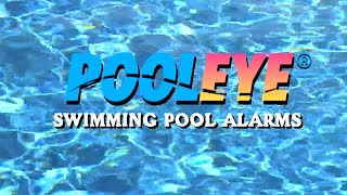 pool eye logo over water